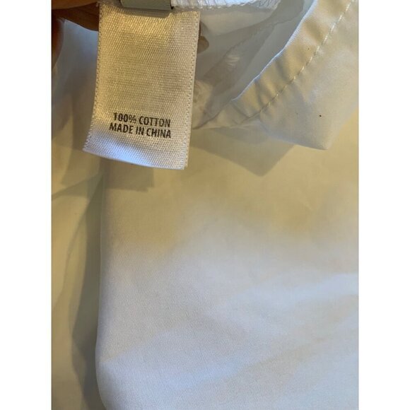 St John womens button down shirt signature buttons  oversized loose - Picture 7 of 9